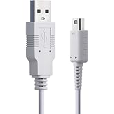 SUNMON USB Charger Cable for Wii U Gamepad Remote Controller Back-up USB Charger Power Cable Cord Replacement - White