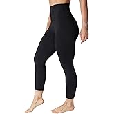 90 Degree By Reflex Womens High Waisted Workout Capri Leggings Squat Proof Workout Yoga Capris