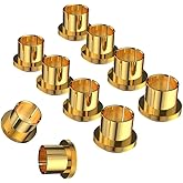 Audiocrast - 10 tapas RCA, tapas protectoras RCA de cobre chapado en oro, tapones de ruido RCA, tapas protectoras para chasis