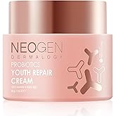 [K-Beauty] Neogen Dermalogy Probiotics Youth Repair Skin Cream Face Lotion w/Superprobiotics, Collagen & 11 Peptides Skin Repair Cream 1.76 oz