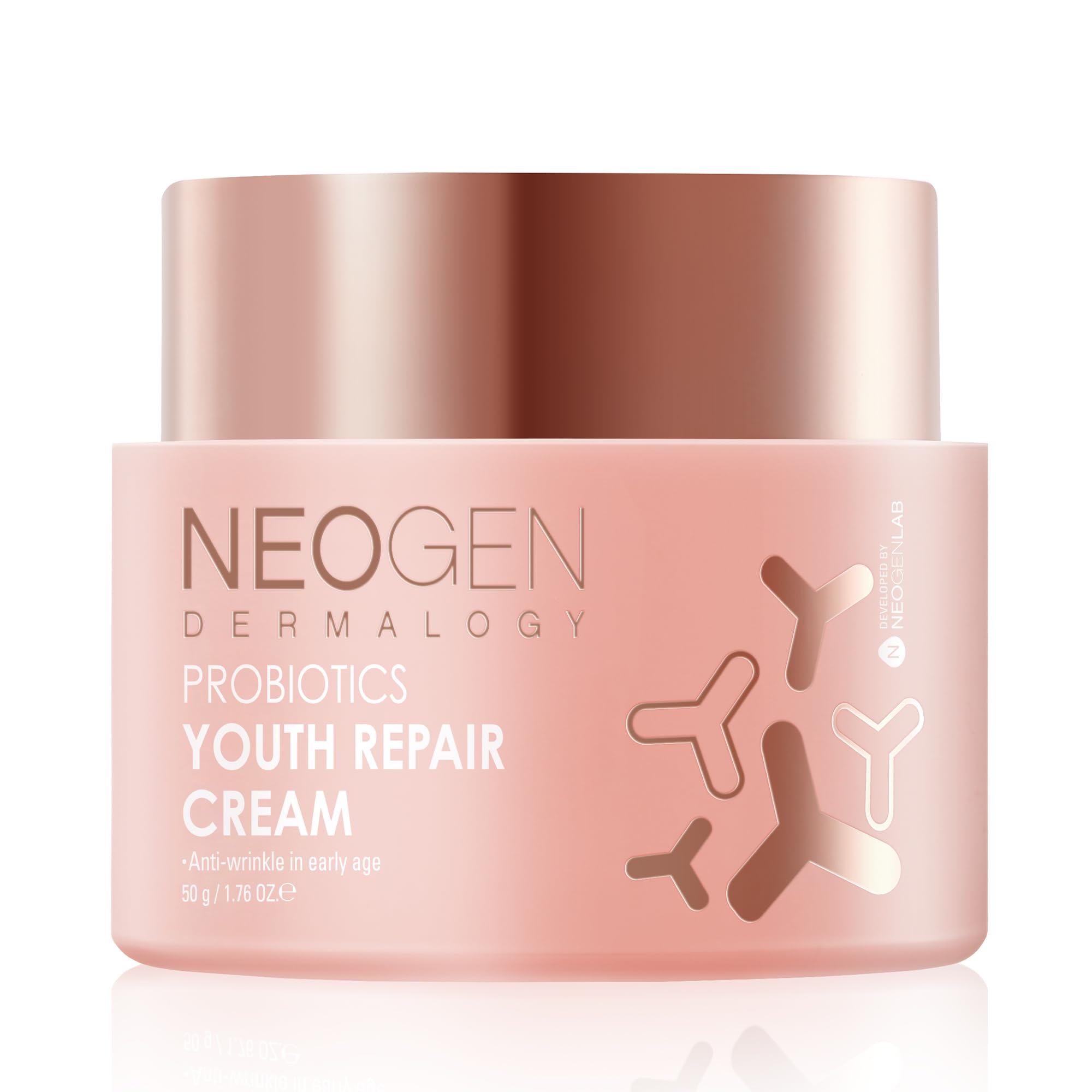 DERMALOGY by NEOGENLAB Probiotics Youth Repair Cream 1.76 oz (50g) - Firming & Wrinkles Care Anti-Aging Moisturizer with Probiotics Lactobacillus & Bifida & Collagen - Korean Skin Care