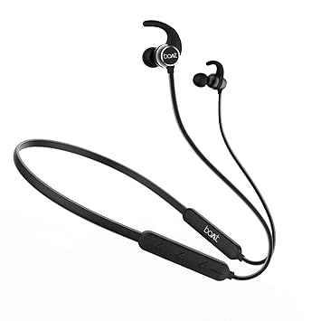 boAt Rockerz 255 Sports Wireless Headset with Super Extra Bass, IPX5 Water & Sweat Resistance, Qualcomm Chipset and Up to 6H Playback (Active Black)