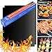 Nonstick BBQ Grill Mat , BBQ Grilling Accessories, Reusable and Dishwasher Safe, Beemax Sheets for Gas Grills, Set of 2 Mats, 15.75 x 13