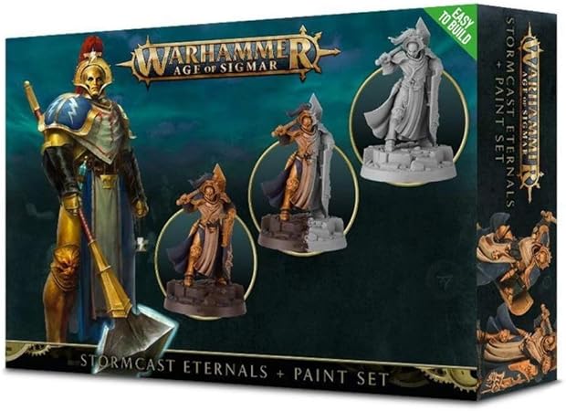 warhammer age of sigmar paints & tools set