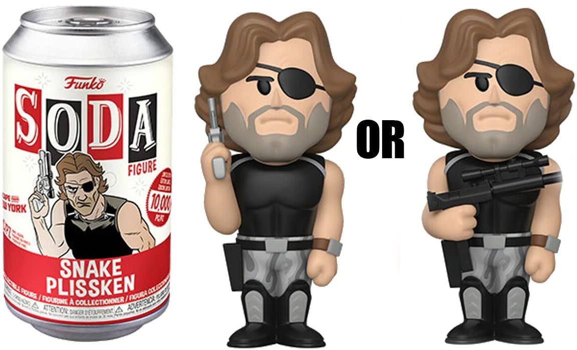 Funko Vinyl SODA: Escape from NY - Snake Plissken - 1/6 Odds for Rare Chase Variant - Collectable Vinyl Figure - Gift Idea - Official Merchandise - Toys for Kids & Adults - Movies Fans