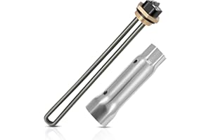 LINGSFIRE Upgraded 520900 Water Heater Element with RV Water Heater Element Wrench Socket 1440W 120V Electric Water Heater El