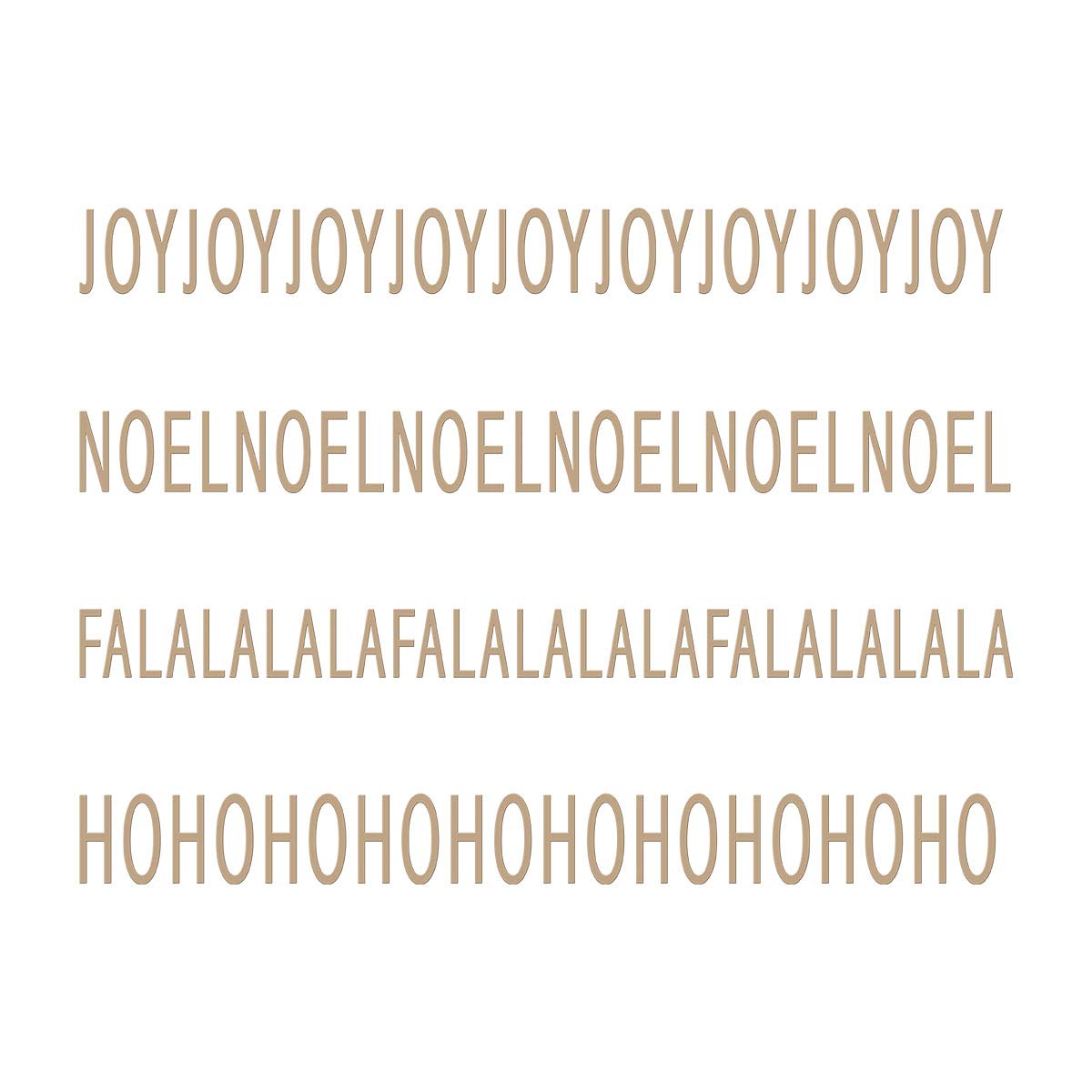 Christmas Border Greetings - Glimmer Hot Foil Plate - Sparkling Christmas Collection