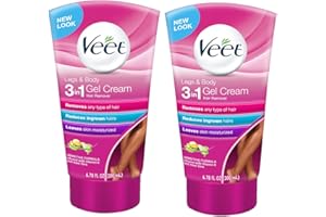 Veet Legs & Body 3 in 1 Gel Cream, 6.78 oz (Pack of 2)