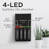 Eneloop Pro SmartPlus Charger for 1-4 AA/AAA with 4x 2500mAh Batteries UK view 3