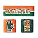 John Cena Green Orange 15x U Can't See Me Baseball Hat Headband Wristband Set