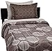 Amazon Basics Lightweight Microfiber Bed-in-a-Bag Comforter 5-Piece Bedding Set, Twin/Twin XL, Industrial Gray