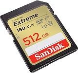 SanDisk 512GB Extreme SDXC Memory Card UHS-I U3 V30 180MB/s RescuePro Deluxe view 2