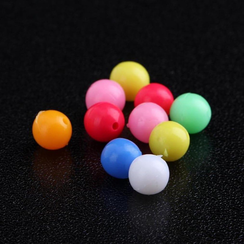 NewShot Multi Coloured Beads for Fishing. Ideal for Rigs Sea, Boat and Beach Fishing(100 of Pack) (6mm) - Image 4
