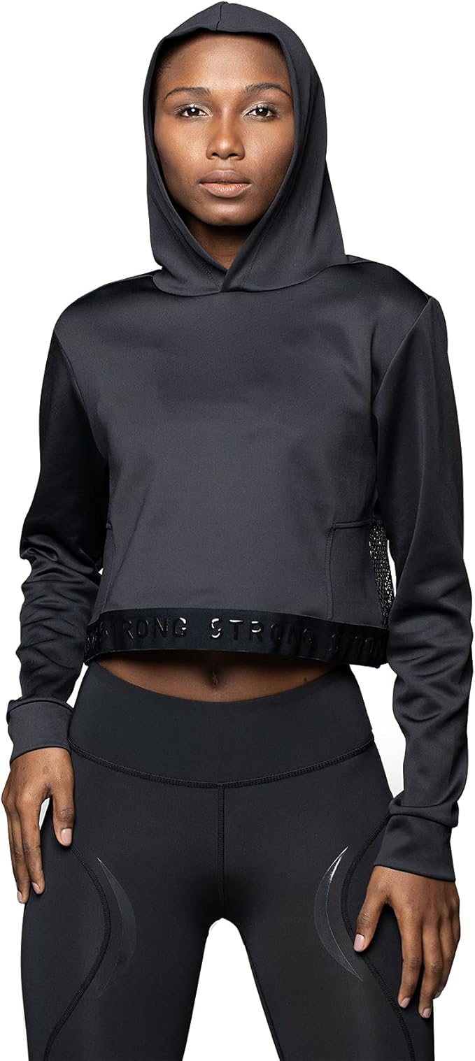 STRONG iD Workout Pullover mit Hoodie für Frauen Fitness Athletic