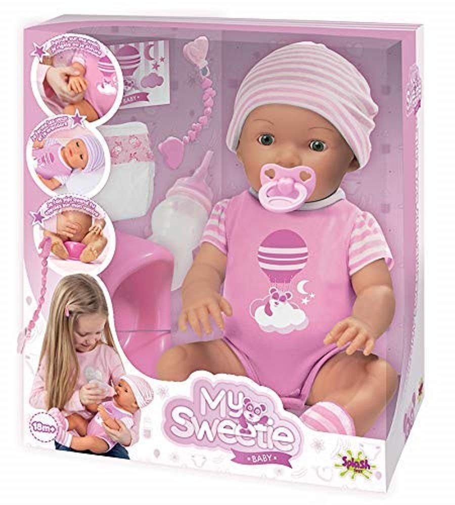 Splash Toys Sweety 30901 Pink Baby Doll with Accessories
