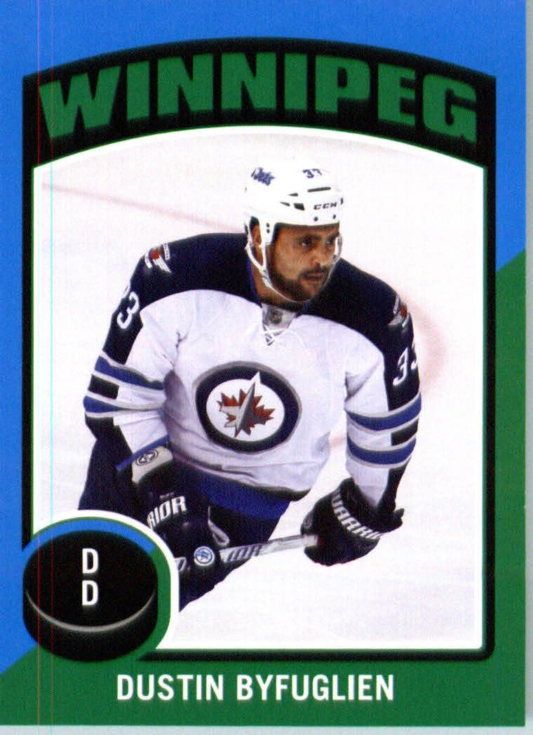 2014 15 O Pee Chee NHL Sticker # ST-42 Dustin Byfuglien - Winnipeg Jets
