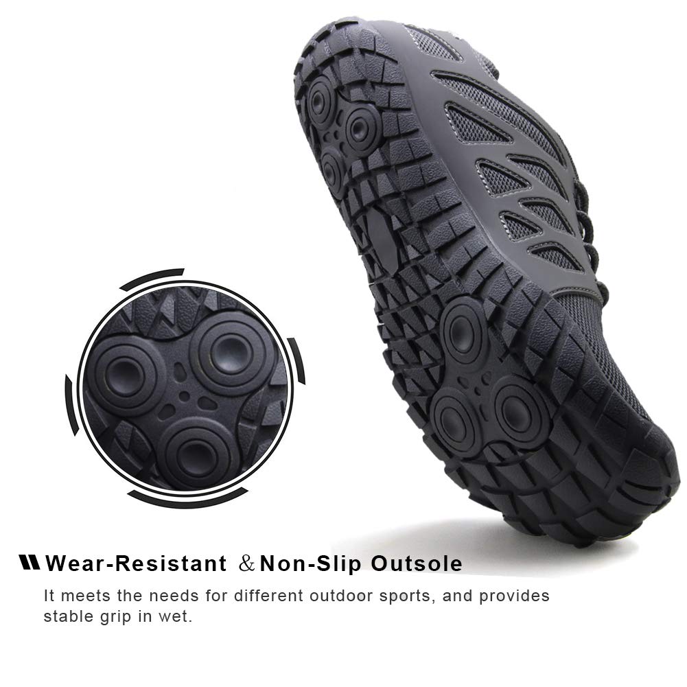 Oranginer Men's Barefoot Shoes - Big Toe Box - Minimalist Cross Training Shoes for Men