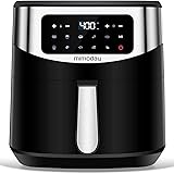 10 Menus Air Fryer 8 Quart with Preheat, Adjustable Temp &Time, 10 in 1 Air Fryer Machines XL, 160 E-Recipes, Non Stick Stain