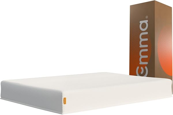 Colchão Casal Emma Basics 17 cm - 138x188 cm, Espuma D28 17cm com Tecnologia Alemã, Firmeza Ideal, Suporte Confortável, 100 N