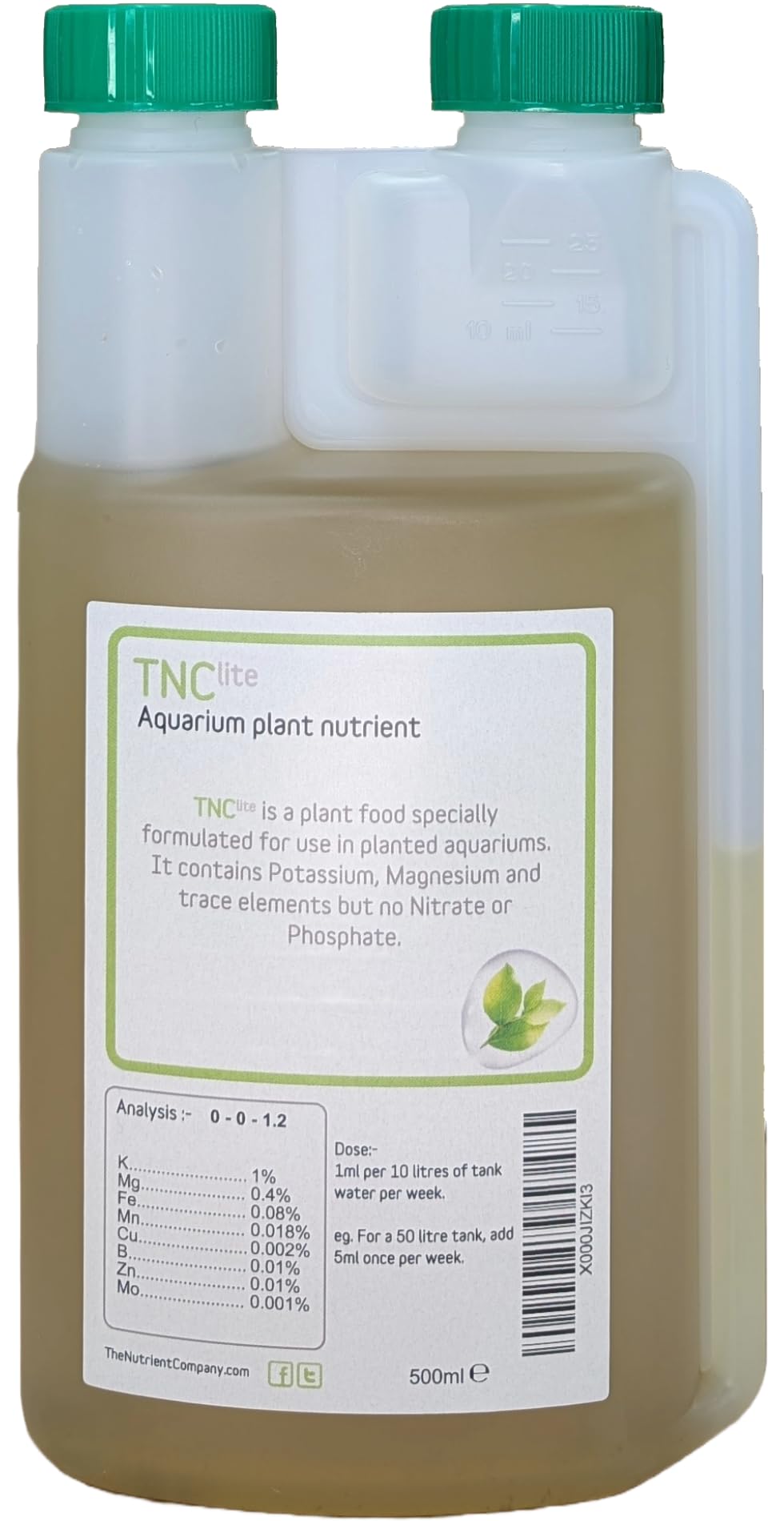 TNC Lite - Aquarium plant food/Aquatic fertiliser WITHOUT Nitrate and Phosphate (500ml) — image 1