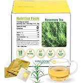 Soilmount Organic Rosemary Tea Bags | Mi Die Xiang – 18 Tea Bags per Box, Naturally Flavored, Promotes Health and Relaxation