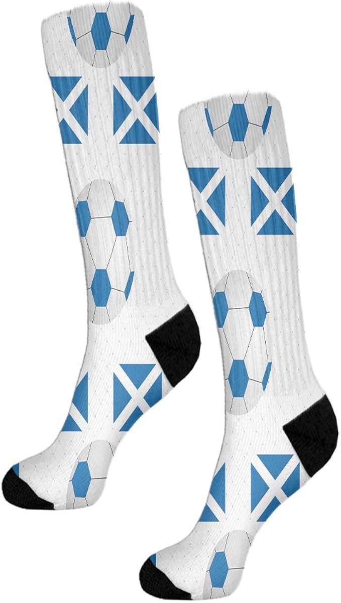 Scotland Country Flag Soccer Fun Cool Novelty 11" Crew Cuff Men Women
