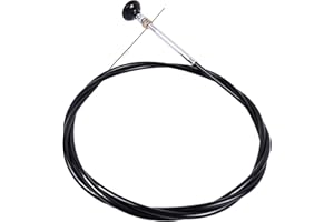 LSSOCH 10' Control Cable RO5B5X10 Compatible with RO5B Series Dump Body PTO Push Pull Cable 65 Knob