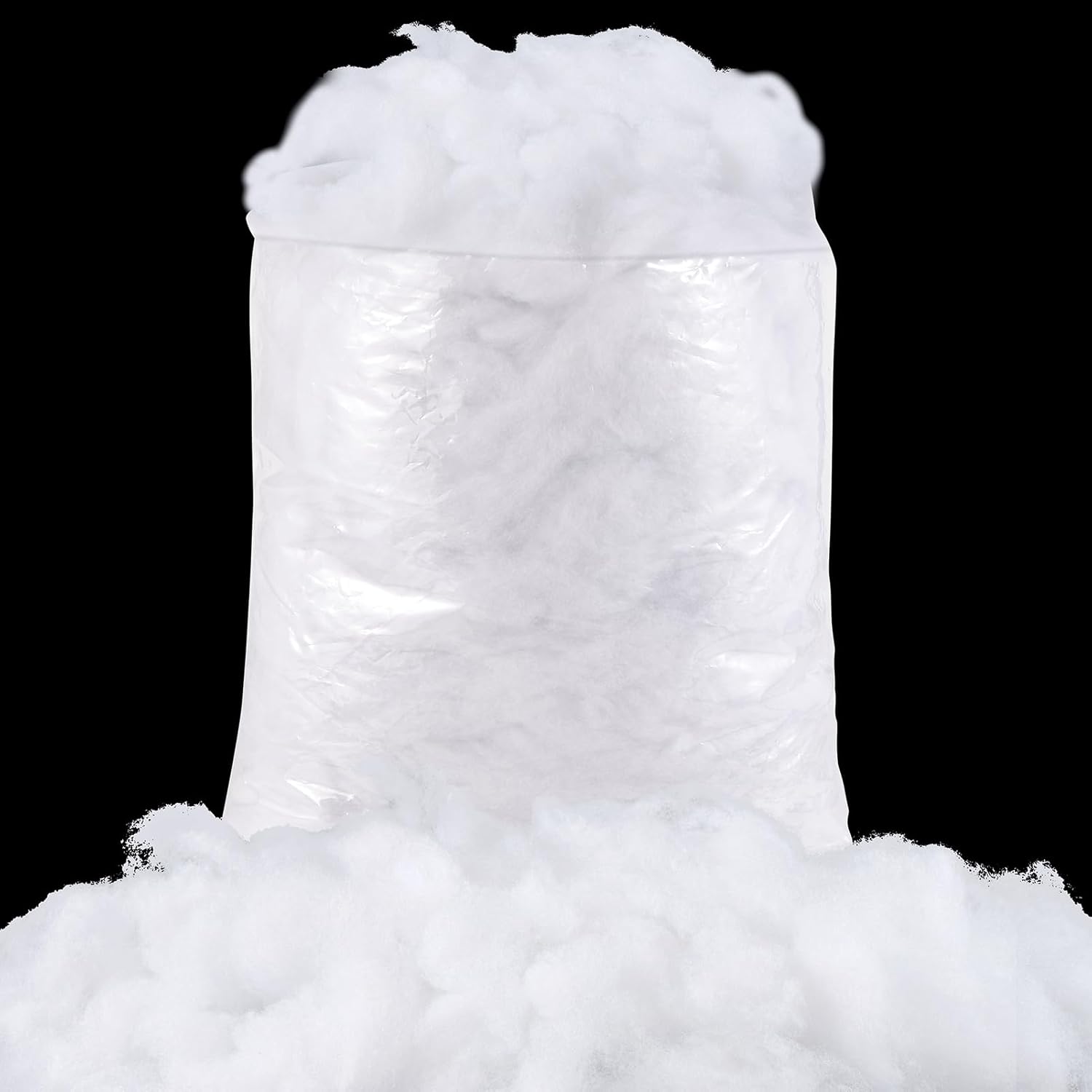 Artificial Snow - 500g Christmas Fake Snow Decor, 17.6 oz Artificial Snow Fiber Fluffy Snow Indoor Snow for Christmas Tree Winter Mantle Village, Nativity and Christmas Display Decoration