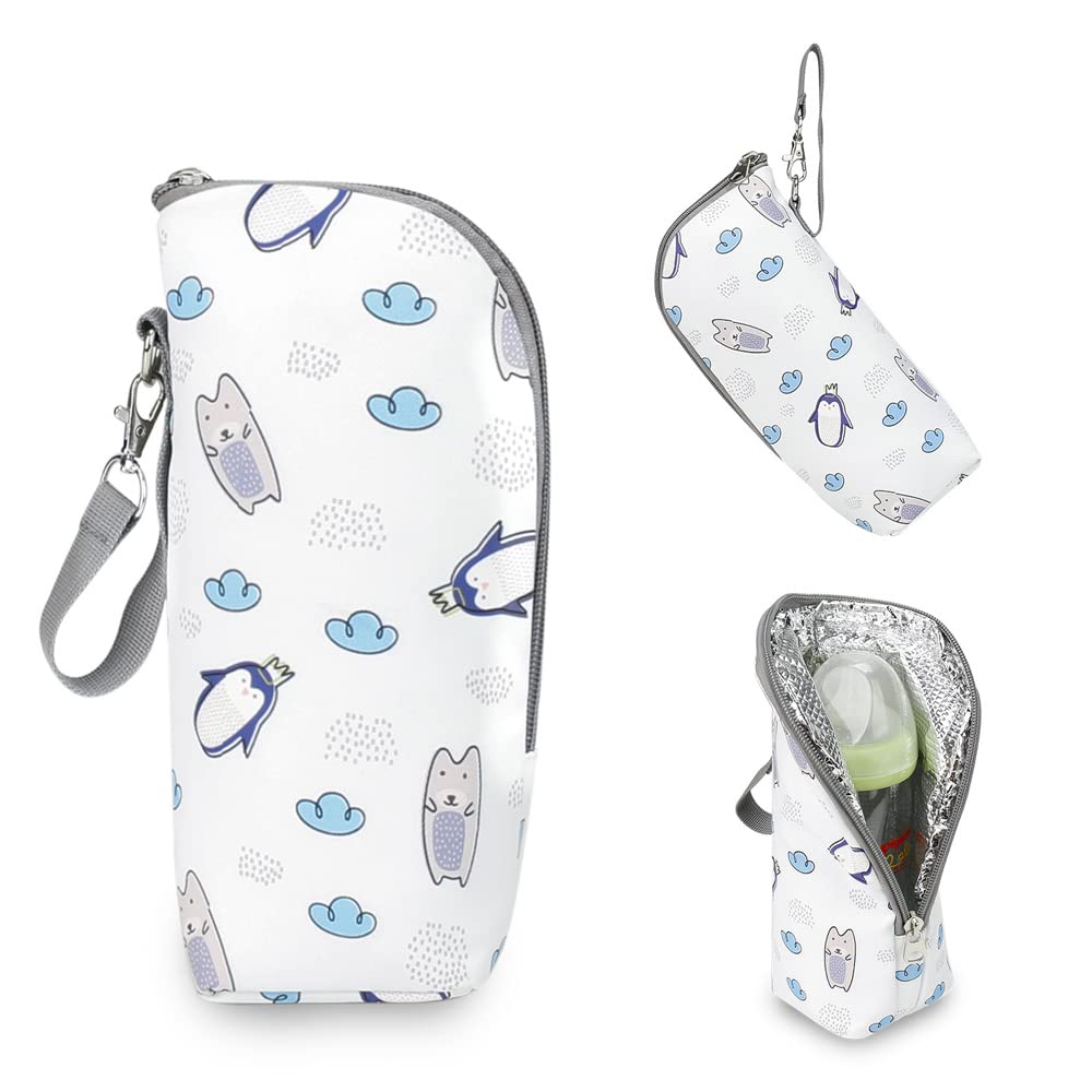 DZOZO Insulated Milk Bottle Bag - Portable Breastmilk Storage Tote - Bottle Warmer - Thermal Insulation
