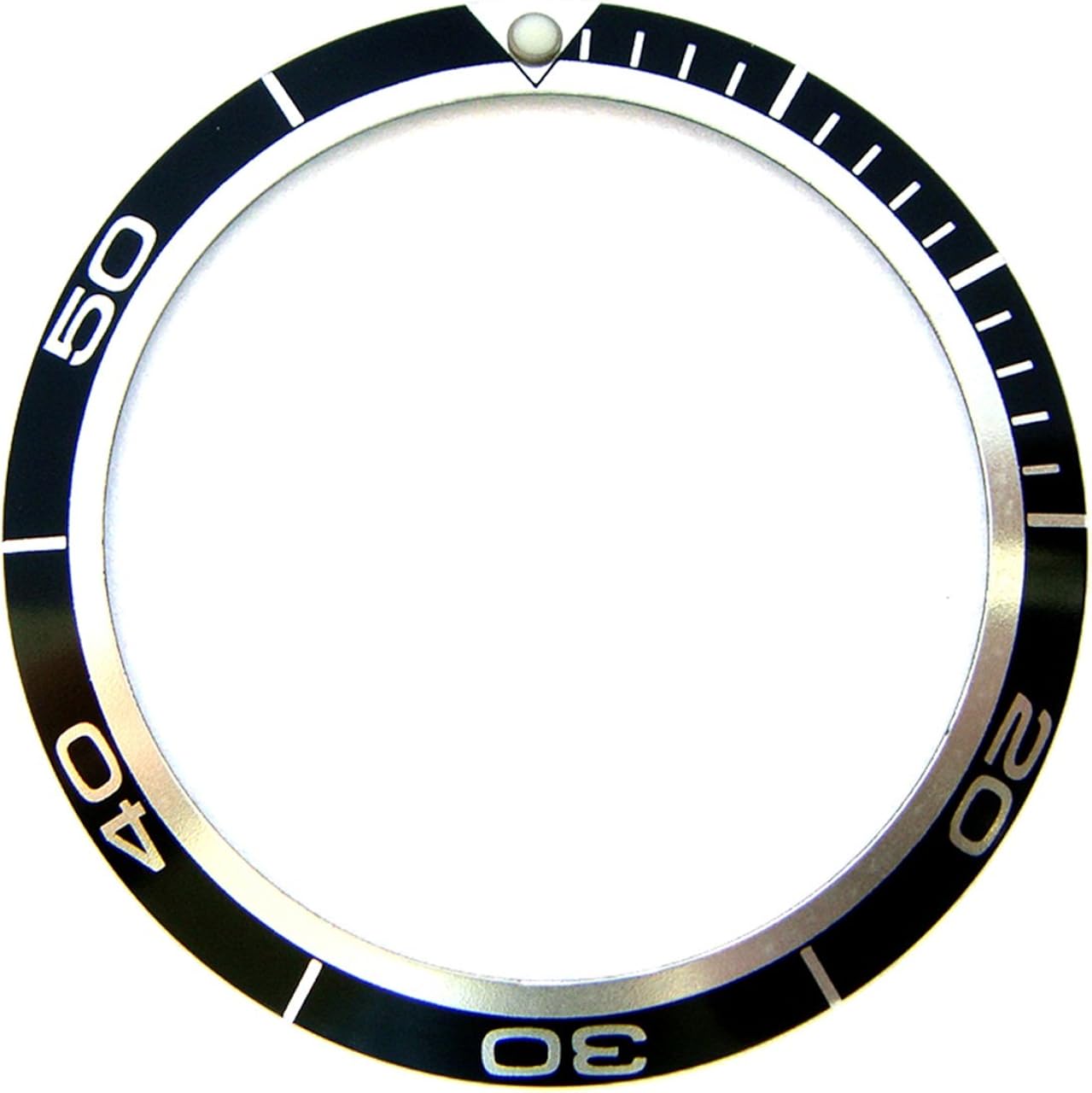 Replacement Watch Bezel Insert Black fit for Ocean