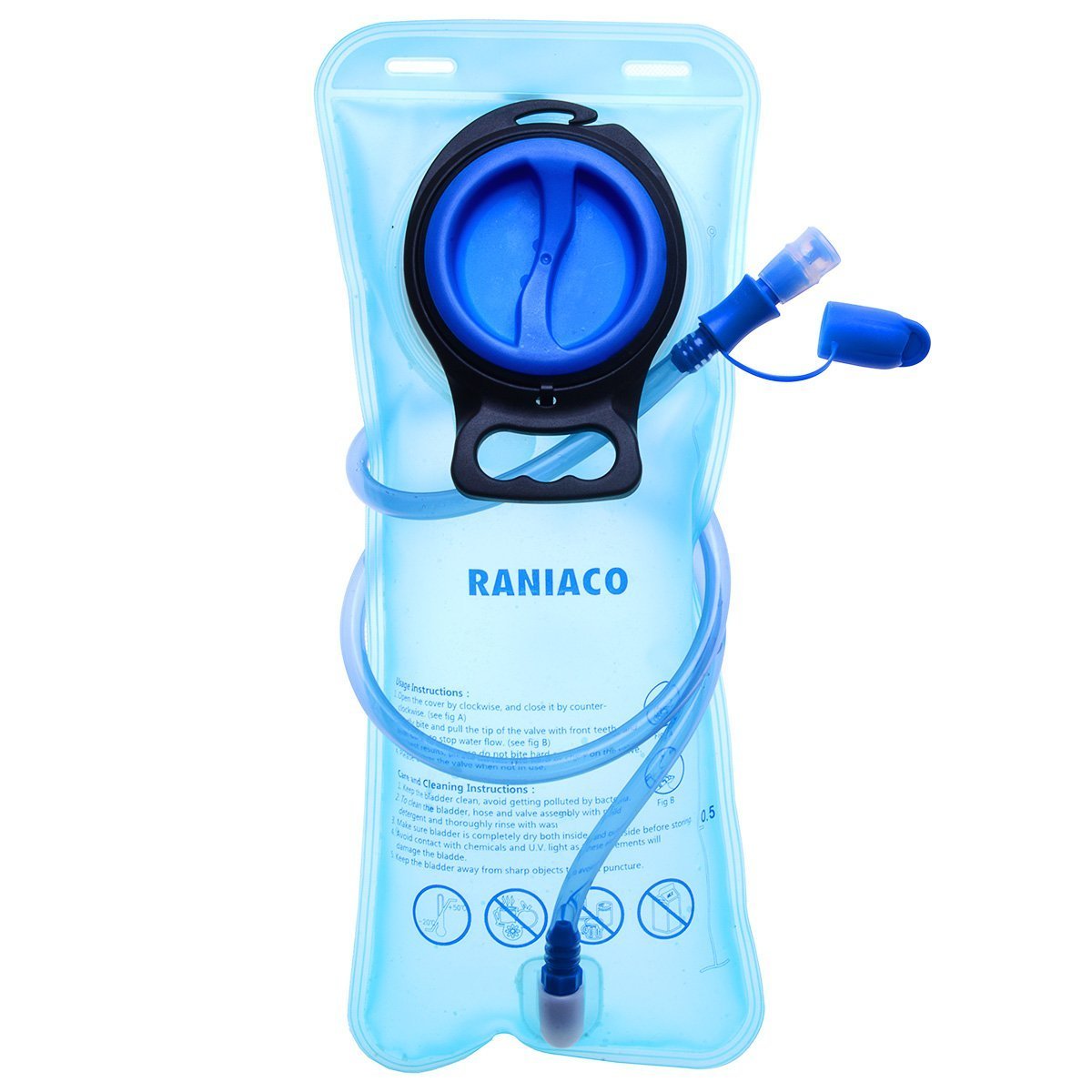 Bolsa de Agua Portátil de Litro RANIACO Bolsa de Agua Deportiva para