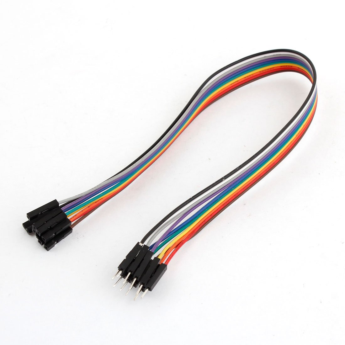 sourcing map 32cm Long 10 Pins Male to Female Wire Jumper Cable Line Connector