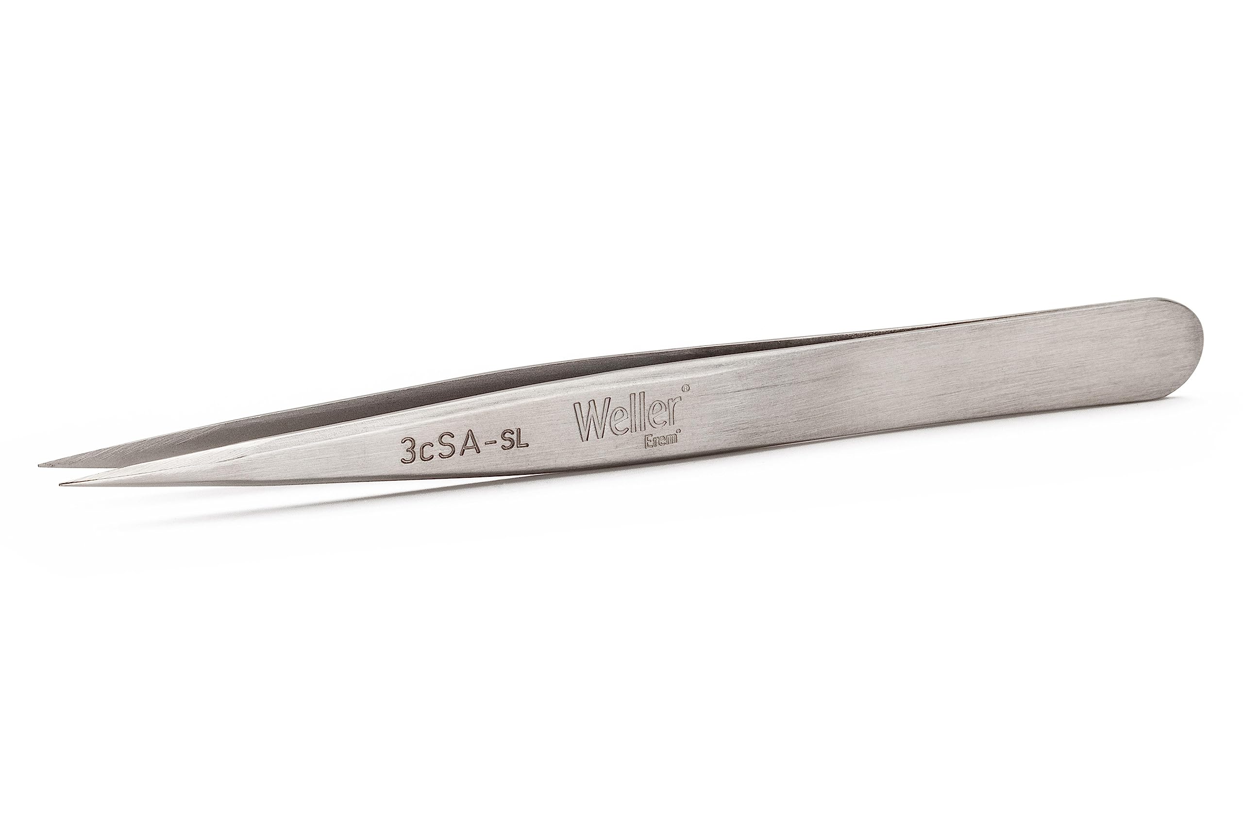 Weller Erem 3CSASL Precision Tweezers, Standard Model for Delicate Work, 110 mm