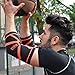 Mava Sports Elbow Compression Sleeve Support for Weightlifting, Pain Recovery, Tendonitis, Gym Workouts and Arthritis - Made with Strong Elastic Fabric Material for Men and Women (Orange - Medium)