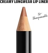 NYX Professional Makeup Slim Lip Pencil Natural Matte Long-Wear Cruelty Free 1g view 3