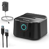 GODO Hard Drive Docking Station for 2.5/3.5" SATA HDD SSD, USB 3.0, 20TB | 5Gbps High-Speed Transfer, UASP Support, Tool-Free Installation, Hot Swappable, LED Indicator, Stable 12V/2A Power