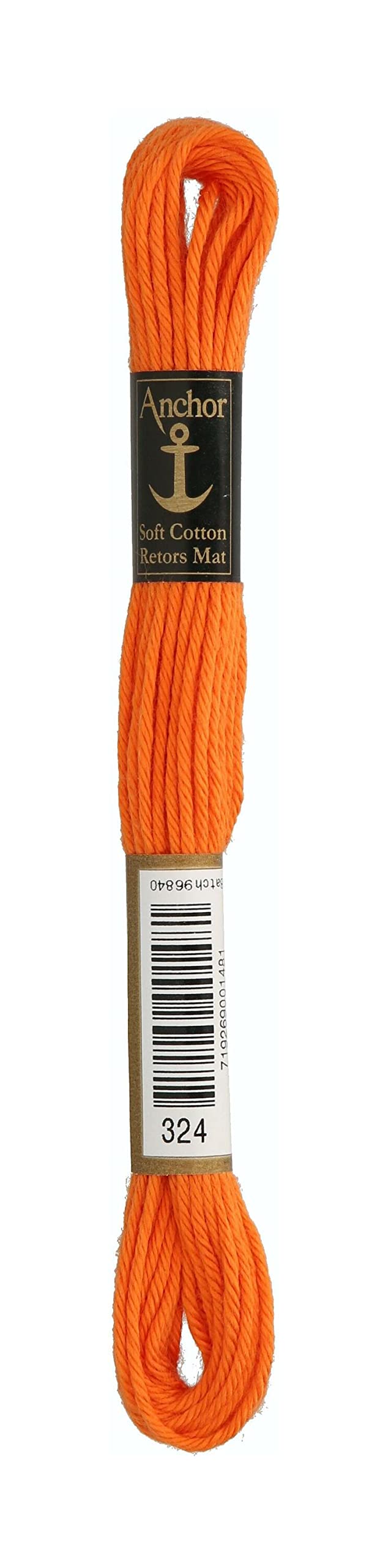 ANCHOR Matt Embroidery Thread, Running Length: 10M mango Embroidery Threads