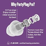Alpine PartyPlug Pro Ear Plugs High Fidelity 21dB Hearing Protection view 3