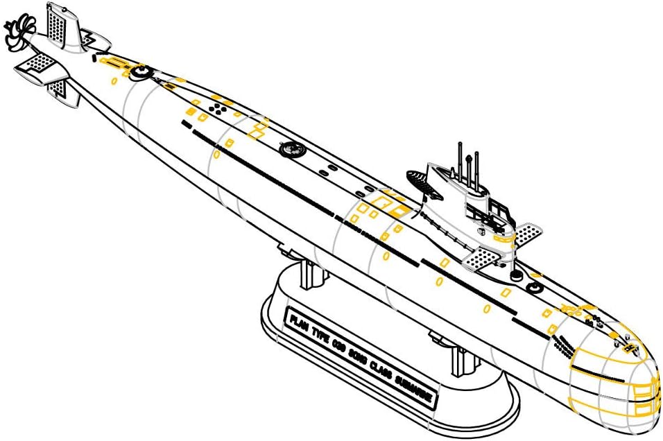Hobbyboss 1:350 - PLA Navy Type 039 Song Class - Image 3
