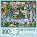 Bits and Pieces – Large 300 Piece Jigsaw Puzzle for Adults – London City View - England Jigsaw Puzzle by Artist Joseph Burgess, Completed Puzzle Size: 18