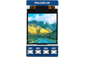 Waveshare 1.44inch LCD Display Module for Raspberry Pi Pico 65K RGB Colors 128×128 Pixels Embedded ST7735S Driver Using SPI B