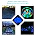 VERKB 100pcs Glow in the Dark Stones, Garden Pebbles Rocks for Outdoor, Walkway, Window, Yard Grass, and Fish Tank Decoration (Deep Blue)