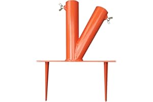 HI FLAME Hi-Flame Steel Parasol Holder with 2 Positions for Park, Patio, Beach