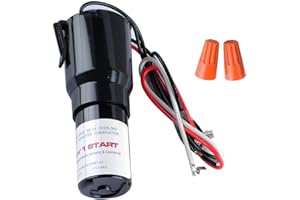 NEW - RCO810 3 in 1 Hard Start Kit Relay Compatible with Supco Capacitor Overload 1/12-1/5 HP, 110-125V Compressor Hard Start