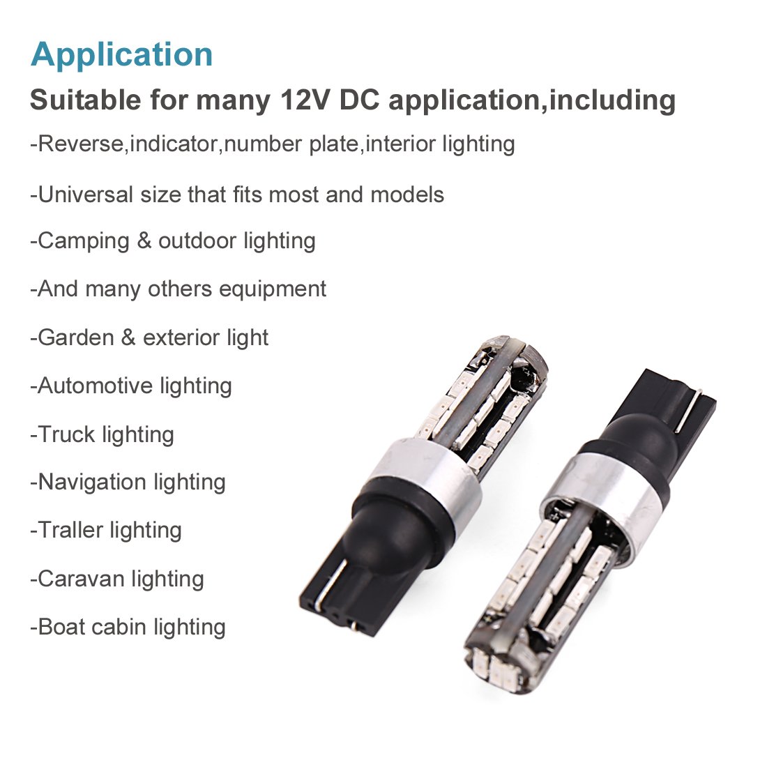 Amazon Com X Autohaux 4pcs T10 W5w 27 4014 Smd Led Yellow Car