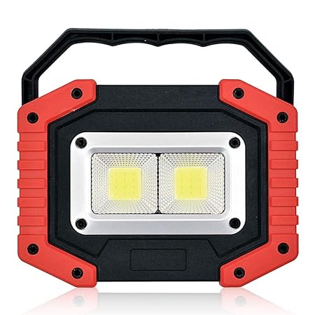 HAMKAW Proyector portátil de LED para Camping al Aire Libre, 2 COB ...