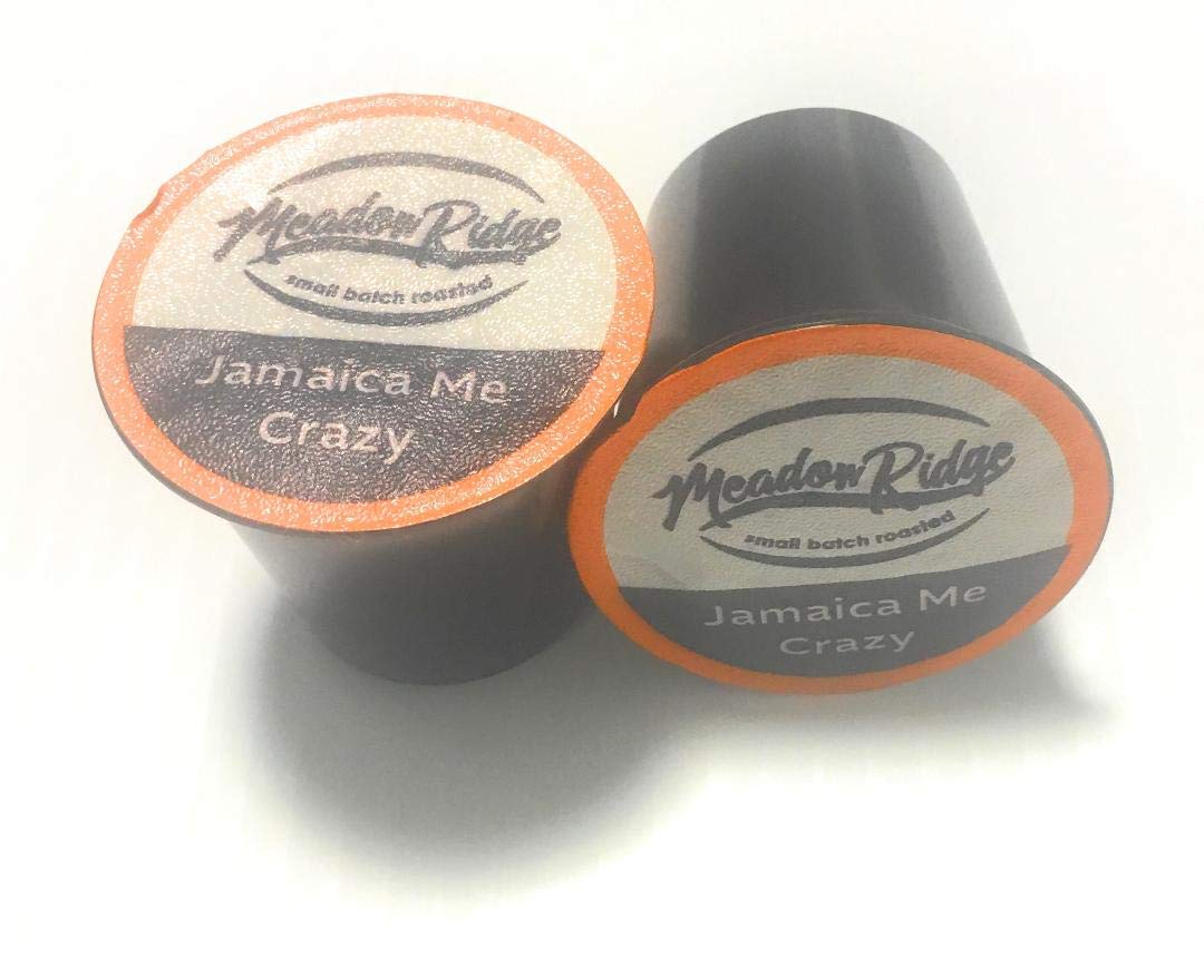 Meadow Ridge Jamaican Me Crazy 100% Arabica Coffee Single Serve Cups - 24 Count