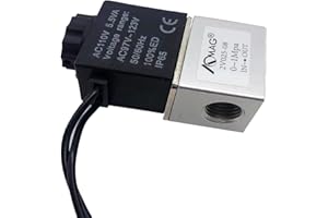 AOMAG® 1/4" NPT Electric Solenoid Valve 110 V AC Air Water 2 Way Valve Normally Closed
