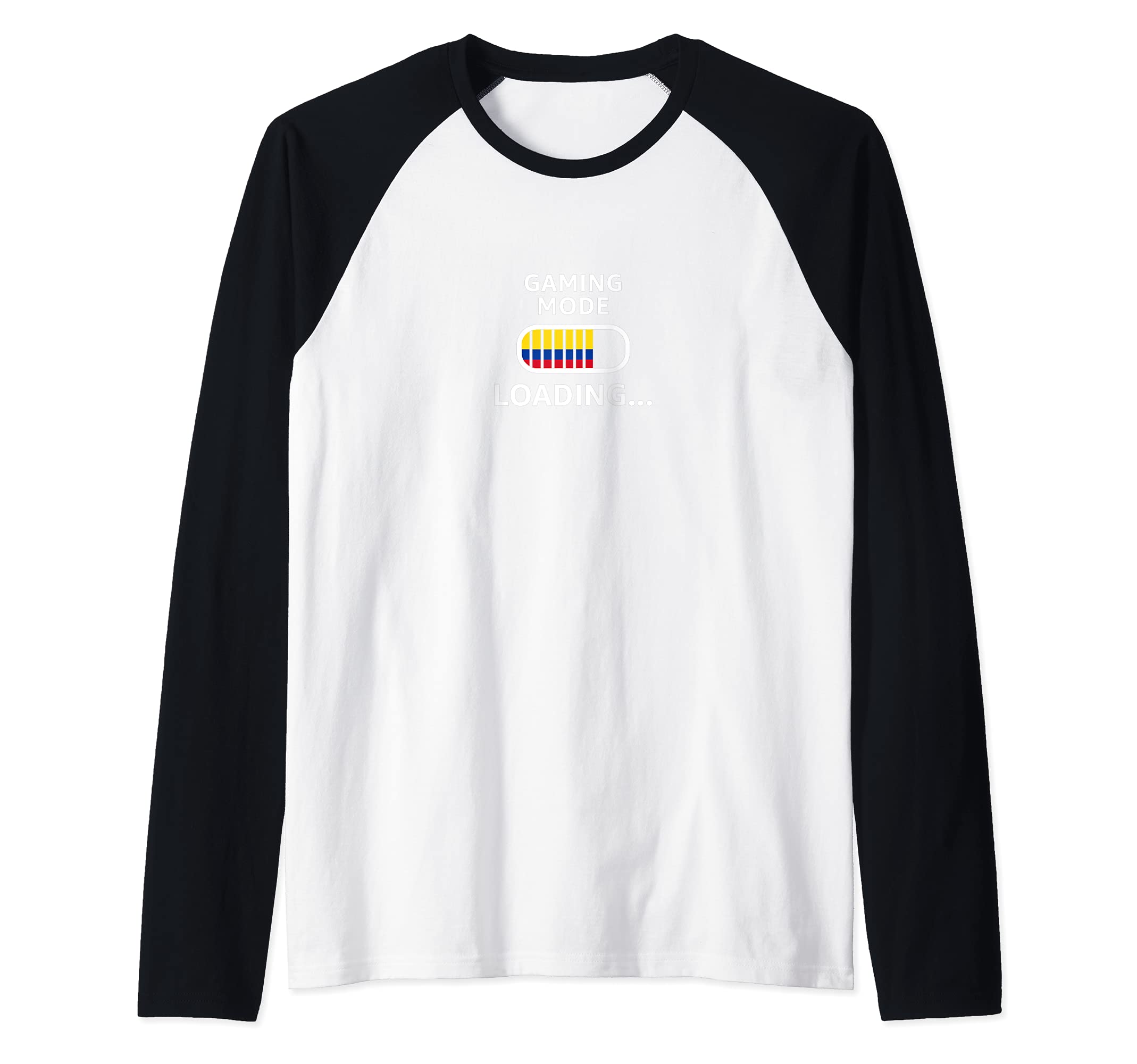 Flag Colombia Raglan Baseball Tee