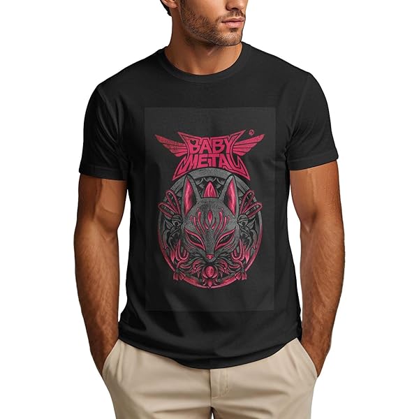 Amazon.com: Babymetal T Shirt Distressed Band Logo Official